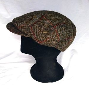 Mucros Weavers Mens Tweed Newsboy Cap NWOT